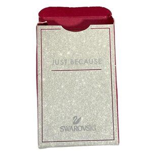 Swarovski Sparkle Cards JUST BECAUSE Daily Affirmations Self Confidence